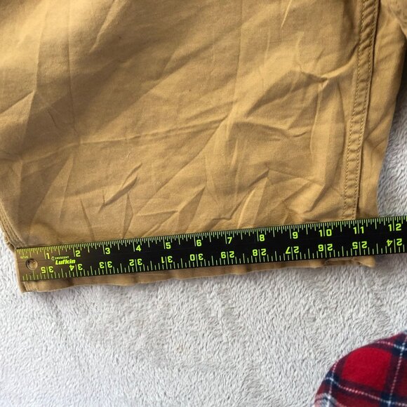 Carhartt Men's Work Shorts Size 34 Rugged Flex Relaxed Canvas Khaki Tan Casual - Picture 10 of 16